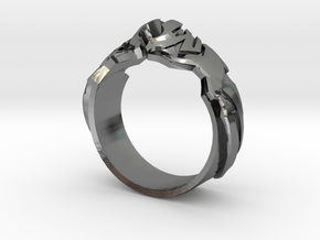 Angelic Ring in Polished Silver: 7.25 / 54.625