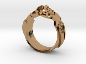 Angelic Ring in Polished Brass: 7.75 / 55.875