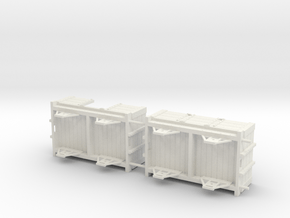 Ravenglass and Eskdale 0-12 Narrow Gauge wagon/coa in White Natural Versatile Plastic