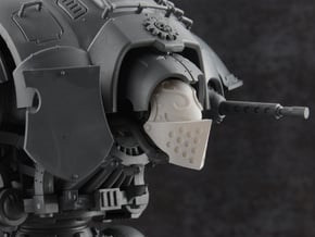 Custodian Guard - Face Plate in Smooth Fine Detail Plastic