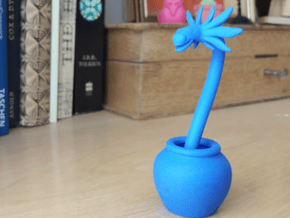 Wiggler in Blue Processed Versatile Plastic