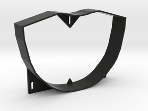 Pinbot Backbox Visor Baffle - Stand Alone in Black Natural Versatile Plastic