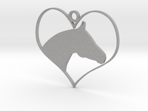 Horse Heart in Aluminum