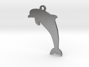 Dolphin in Natural Silver