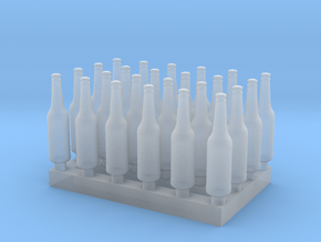 1:48 Beer/Soda bottles V3 - 24 ea in Tan Fine Detail Plastic