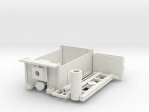 Rotary Dump Truck Kit 1-48 Scale in White Natural Versatile Plastic