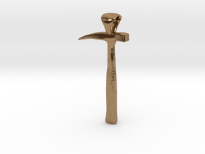 Geologist's Hammer in Natural Brass