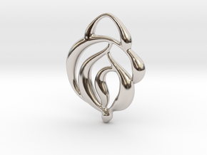 Touch of nature in Rhodium Plated Brass