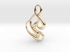 Seed of magic in 14k Gold Plated Brass