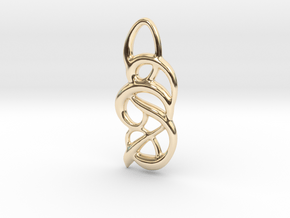 Messy thoughts in 14K Yellow Gold