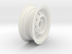 Generic 1/6th scale Jeep / Off Road 4X4 spare tire in White Natural Versatile Plastic