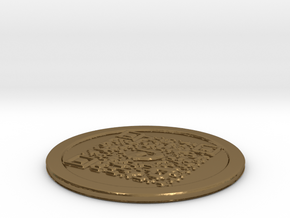 DigiByte Metal Wallet in Polished Bronze