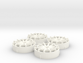 MST / K3 Projekt IND-R11 Insert (x4) in White Processed Versatile Plastic