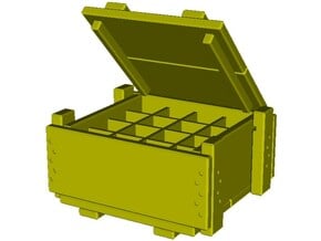 1/10 scale F-1 Soviet hand grenades crate x 1 in Smooth Fine Detail Plastic