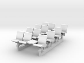 Digital-N Scale Waiting Room Seats 4x3 in N Scale Waiting Room Seats 4x3
