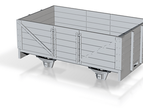 Digital-1:32/1:35 5 plank coal wagon long  in 1:32/1:35 5 plank coal wagon long 