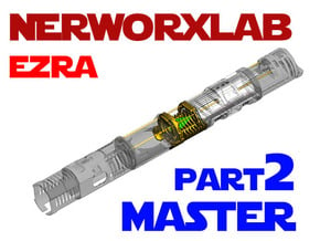 NWL Ezra - Master Part2 Lightsaber Chassis in White Natural Versatile Plastic