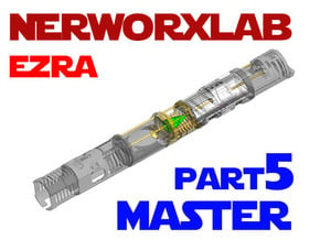 NWL Ezra - Master Part5 Lightsaber Chassis in Clear Ultra Fine Detail Plastic