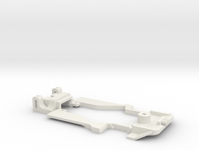 Carrera Universal 132 Porsche 911 GT3 RSR Chassis in White Natural Versatile Plastic