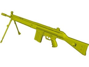 1/10 scale Heckler & Koch G-3A3 rifle B x 1 in Tan Fine Detail Plastic