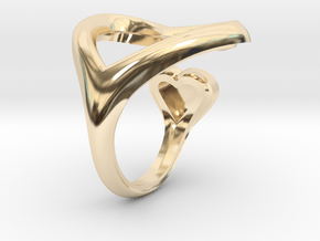 2 heart ring in 14K Yellow Gold: 7 / 54