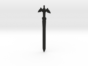 The Master Sword in Black Premium Versatile Plastic