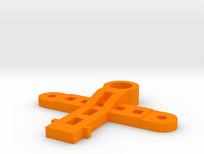 MagDragster Slot Guide Mount in Orange Processed Versatile Plastic