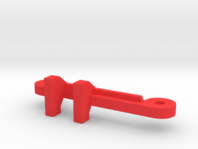 MagDragster RC Steering Rod in Red Processed Versatile Plastic
