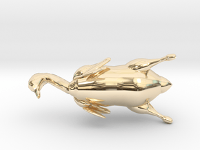 Roasted Chinese Duck - London Design Biennale 2018 in 14k Gold Plated Brass: Small