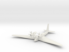(1:144) Schnellbomber II in White Natural Versatile Plastic