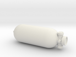 1/6 Scale Compressed Air Tank / 1953 Everest Exped in White Natural Versatile Plastic