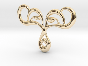 Drop of life in 14K Yellow Gold