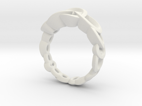 Neitiri Easy Love Ring (From $19) in White Natural Versatile Plastic: 6.5 / 52.75