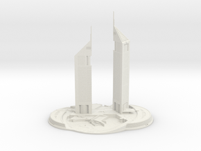 Jumeirah Emirates Towers (1:2000) in White Natural Versatile Plastic