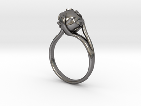 pearl ring in Polished Nickel Steel: 8 / 56.75