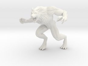Ardius's Werewolf in White Natural Versatile Plastic