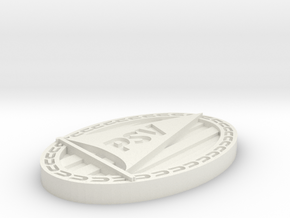 Logo PSV in White Natural Versatile Plastic: Extra Small