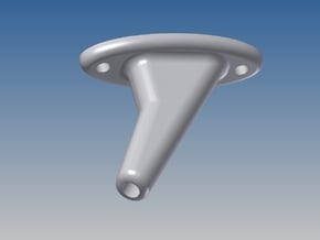 Under Fuselage Wireless Antenna (20mm deep) in White Processed Versatile Plastic