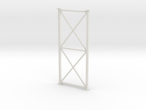 'HO Scale' - 8'x 20' Bent in White Natural Versatile Plastic