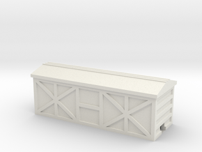 Boxcar in White Premium Versatile Plastic