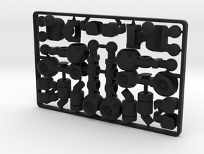 FullBorg Augmentation Kit for ModiBot in Black Premium Versatile Plastic