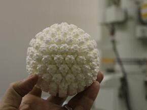 Herpes Simplex Capsid 800k x magnification in White Natural Versatile Plastic
