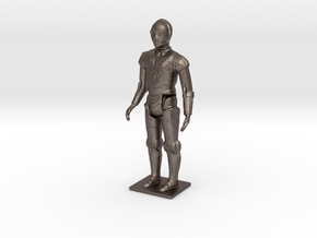 C3PO 2" in Polished Bronzed Silver Steel
