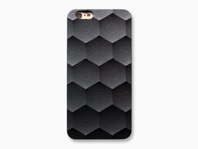 iPhone 6 / 6S Plus Case_Hexagon in Black Natural Versatile Plastic