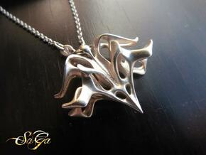 Valiant Pendant in Polished Silver