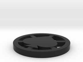 Poker Dealer Button in Black Premium Versatile Plastic