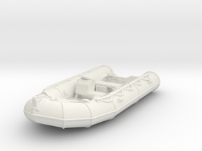 Zodiac 02 without motor. 1:72 Scale in White Natural Versatile Plastic