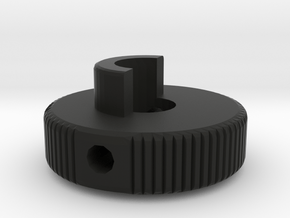 Receiver Knob AGM MP40 in Black Natural Versatile Plastic