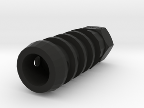 T-37 PT Muzzle Suppressor (14mm-) in Black Natural Versatile Plastic