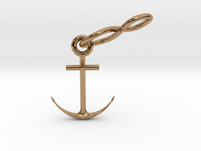 INFINITY ANCHOR in Polished Brass (Interlocking Parts)